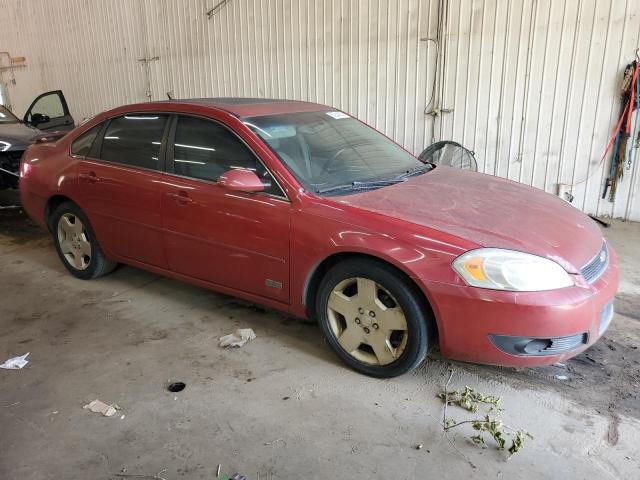 2G1WD58C489142551 - 2008 CHEVROLET IMPALA SUPER SPORT RED photo 4