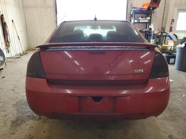 2G1WD58C489142551 - 2008 CHEVROLET IMPALA SUPER SPORT RED photo 6