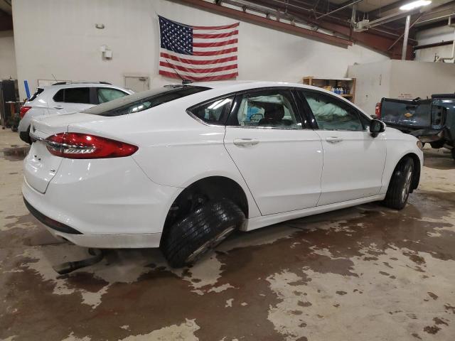 3FA6P0H74HR182584 - 2017 FORD FUSION SE WHITE photo 3