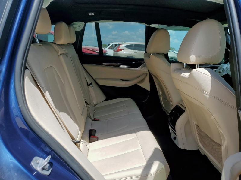 5UXTR7C58KLF32957 - 2019 BMW X3 SDRIVE30I BLUE photo 11