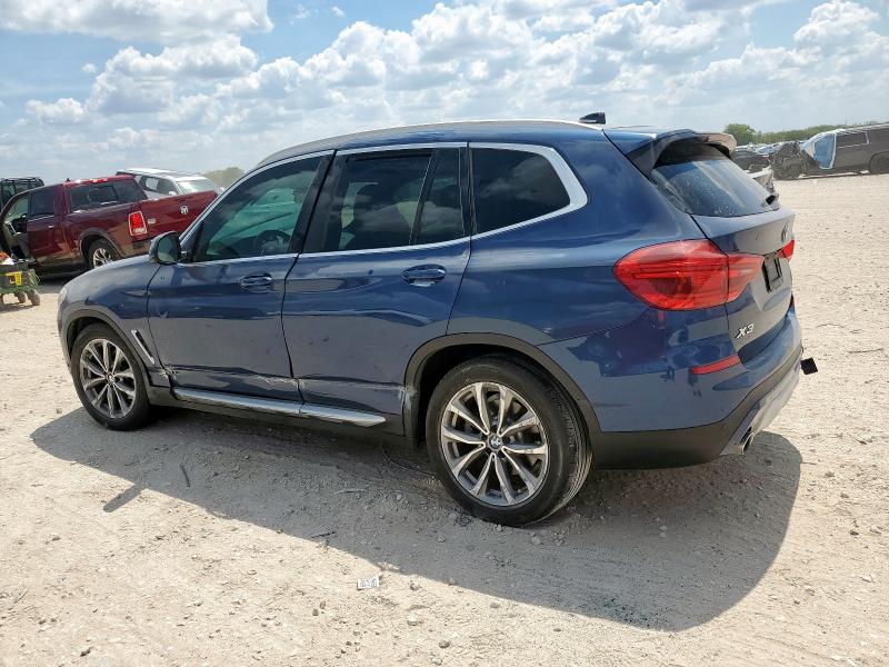 5UXTR7C58KLF32957 - 2019 BMW X3 SDRIVE30I BLUE photo 2