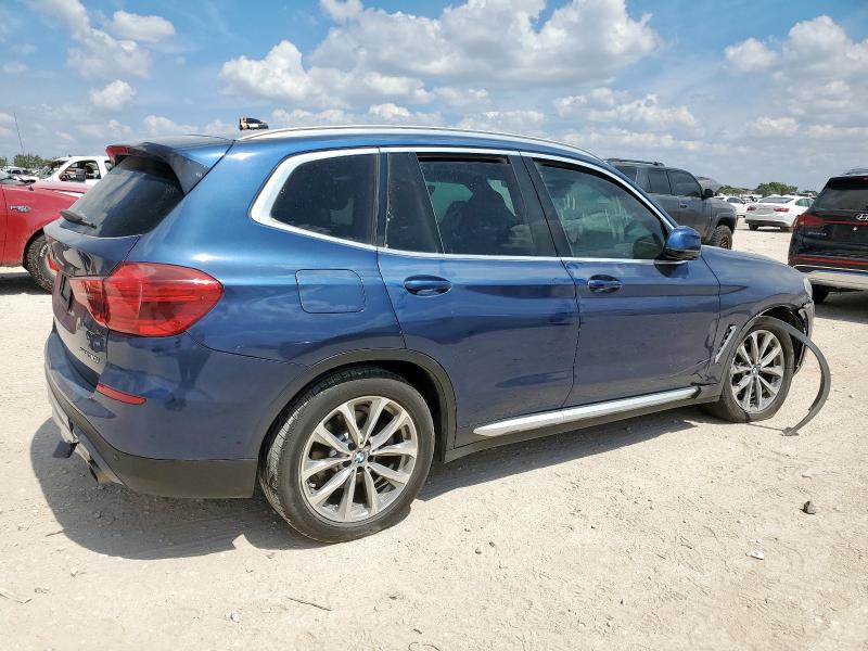 5UXTR7C58KLF32957 - 2019 BMW X3 SDRIVE30I BLUE photo 3