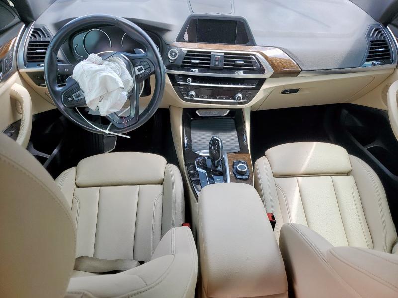 5UXTR7C58KLF32957 - 2019 BMW X3 SDRIVE30I BLUE photo 8