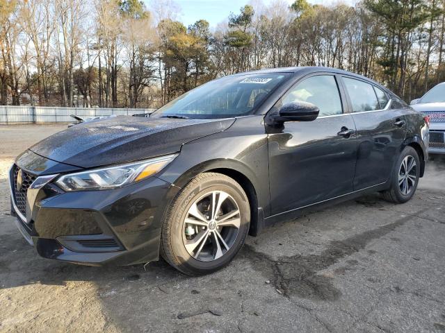 3N1AB8CV1NY213916 - 2022 NISSAN SENTRA SV BLACK photo 1