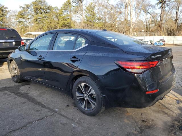 3N1AB8CV1NY213916 - 2022 NISSAN SENTRA SV BLACK photo 2