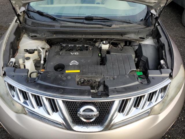 JN8AZ18W49W128605 - 2009 NISSAN MURANO S SILVER photo 12