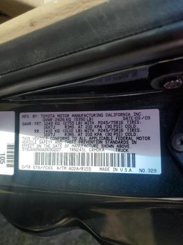 5TEUX4EN3AZ690207 - 2010 TOYT TACOMA ACCESS CAB Зелений фото 9