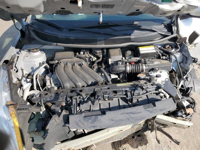 3N1CN7AP7KL853877 - 2019 NISSAN VERSA S Srebrny zdjęcie 11