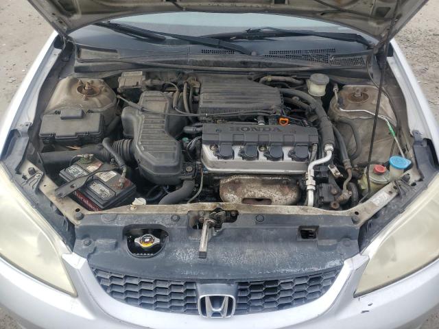 1HGEM225X4L081867 - 2004 HONDA CIVIC LX 银色 照片 11
