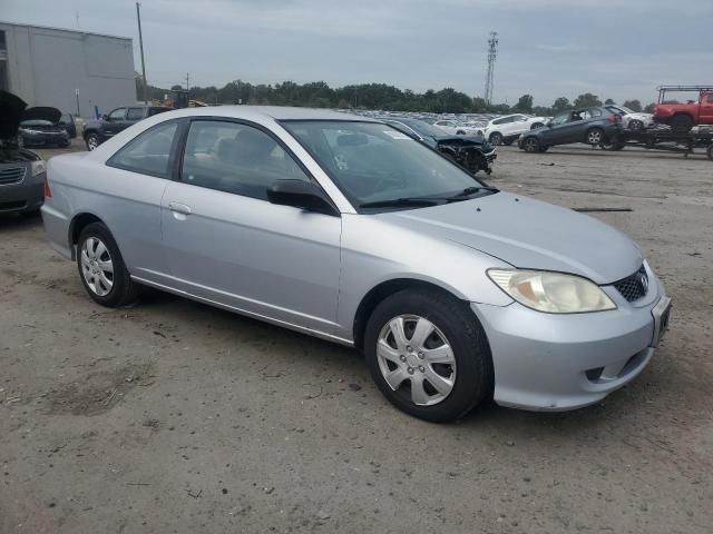 1HGEM225X4L081867 - 2004 HONDA CIVIC LX 银色 照片 4