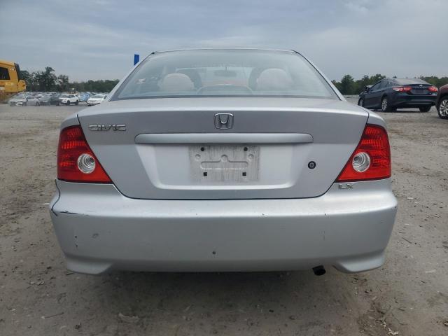 1HGEM225X4L081867 - 2004 HONDA CIVIC LX 银色 照片 6