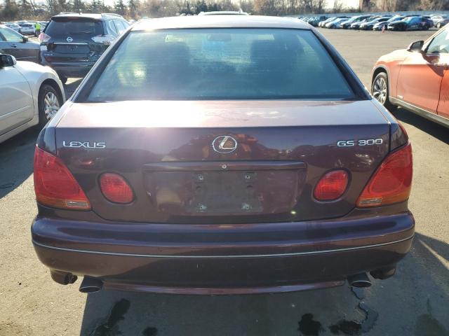 JT8BD69S410129153 - 2001 LEXUS GS 300 MAROON photo 6