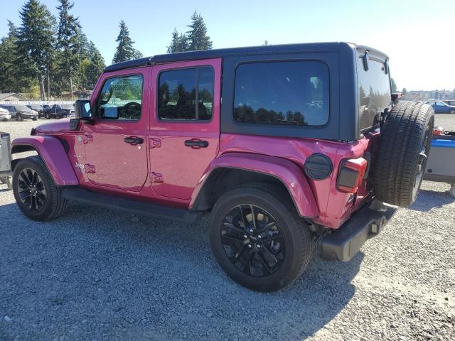 1C4JJXP60NW147282 - 2022 JEEP WRANGLER U SAHARA 4XE PINK photo 2