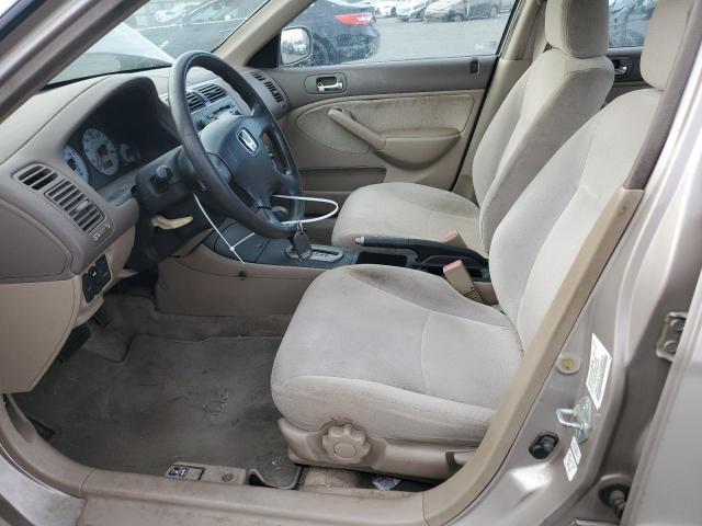 2HGES26722H589925 - 2002 HONDA CIVIC EX BEIGE photo 7