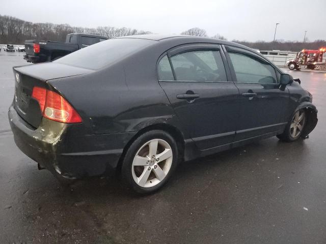 2HGFA16838H313532 - 2008 HONDA CIVIC EX BLACK photo 3