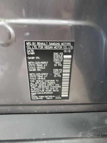 KNMAT2MV4JP593528 - 2018 NISSAN ROGUE S GRAY photo 14