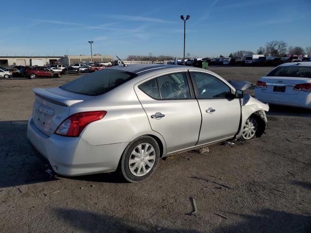 3N1CN7AP1GL853199 - 2016 NISSAN VERSA S SILVER photo 3