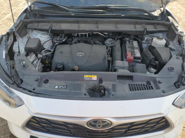 5TDGZRBH9MS552742 - 2021 TOYOTA HIGHLANDER XLE WHITE photo 11