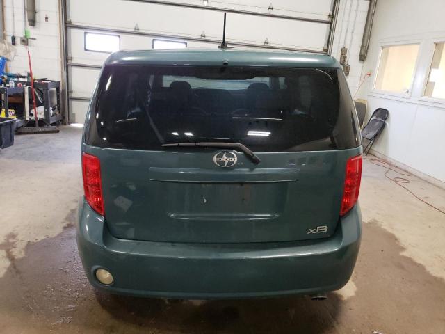 JTLKE50E781044137 - 2008 TOYOTA SCION XB TEAL photo 6