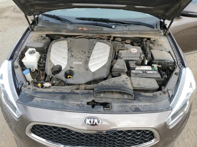 KNALN4D7XE5130324 - 2014 KIA CADENZA PREMIUM BROWN photo 11