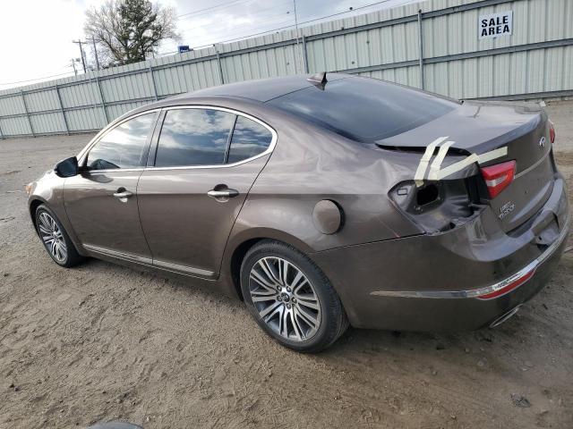 KNALN4D7XE5130324 - 2014 KIA CADENZA PREMIUM BROWN photo 2