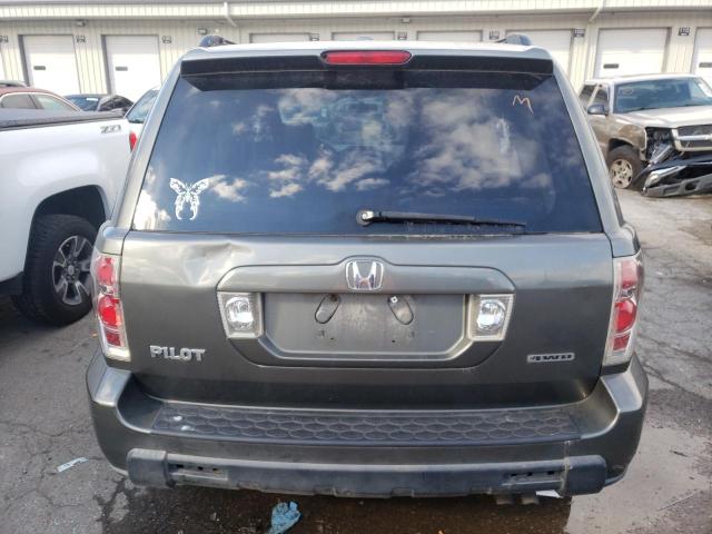 2HKYF18507H527315 - 2007 HONDA PILOT EXL GRAY photo 6