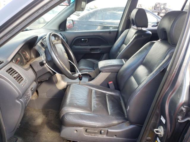 2HKYF18507H527315 - 2007 HONDA PILOT EXL GRAY photo 7