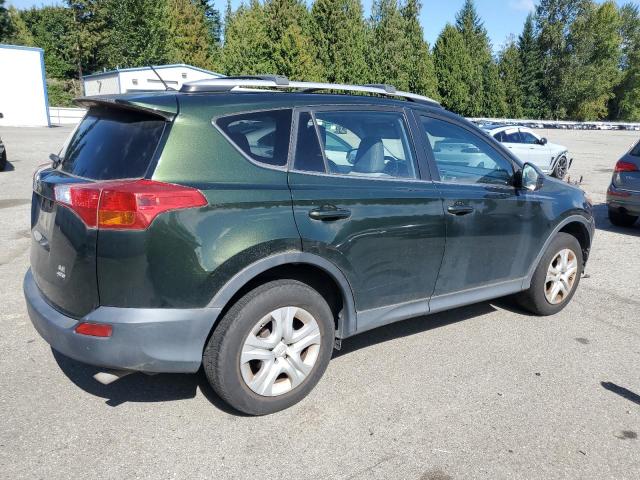 JTMBFREV8D5017332 - 2013 TOYOTA RAV4 LE GREEN photo 3