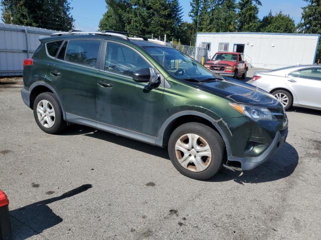 JTMBFREV8D5017332 - 2013 TOYOTA RAV4 LE GREEN photo 4