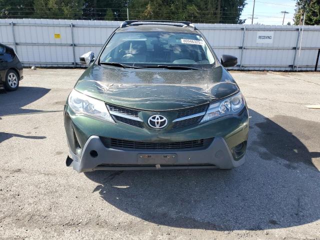 JTMBFREV8D5017332 - 2013 TOYOTA RAV4 LE GREEN photo 5