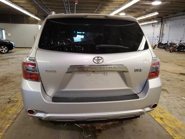 JTEEW41AX92027092 - 2009 TOYOTA HIGHLANDER HYBRID SILVER photo 6