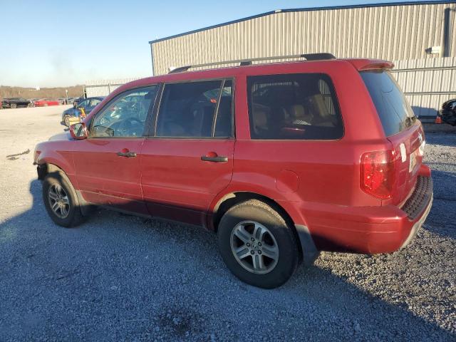 5FNYF18575B033397 - 2005 HONDA PILOT EXL RED photo 2