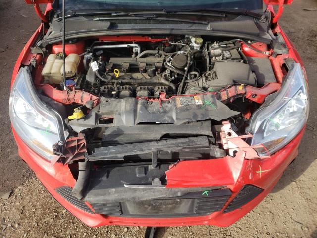 1FADP3F23EL357210 - 2014 FORD FOCUS SE RED photo 11