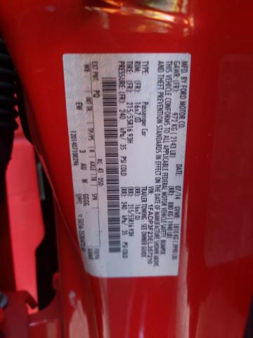 1FADP3F23EL357210 - 2014 FORD FOCUS SE RED photo 13