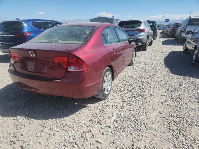 1HGFA15577L097709 - 2007 HONDA CIVIC LX RED photo 3