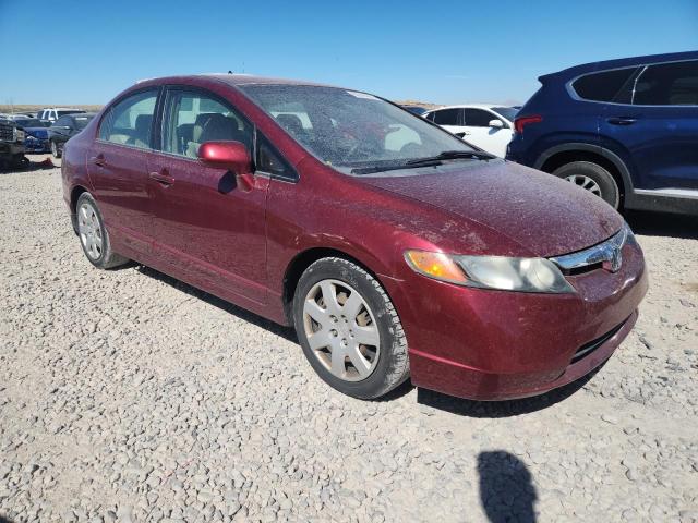 1HGFA15577L097709 - 2007 HONDA CIVIC LX RED photo 4