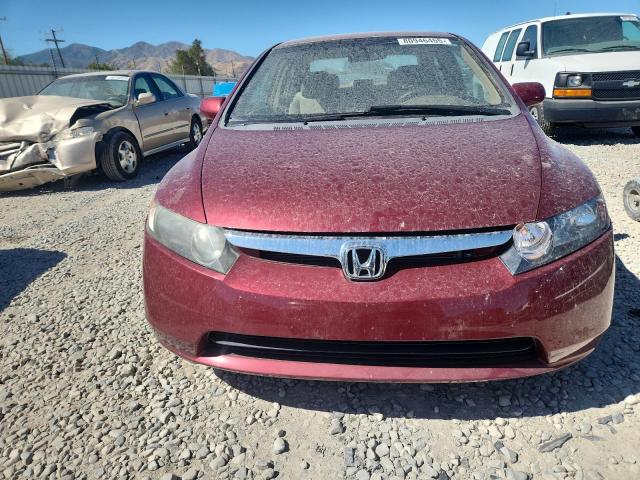 1HGFA15577L097709 - 2007 HONDA CIVIC LX RED photo 5