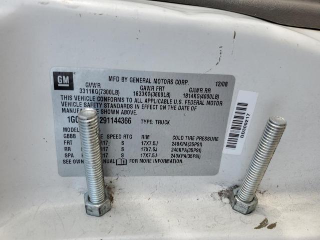 1GCFG15X291144366 - 2009 CHEVROLET EXPRESS G1 WHITE photo 13