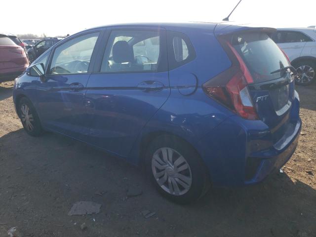 JHMGK5H57HS010576 - 2017 HONDA FIT LX BLUE photo 2