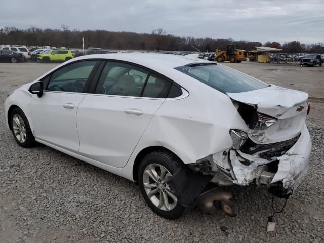 1G1BE5SM2K7115404 - 2019 CHEVROLET CRUZE LT WHITE photo 2