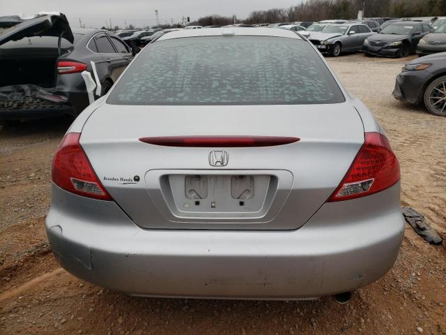 1HGCM72687A011961 - 2007 HONDA ACCORD EX SILVER photo 6