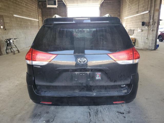 5TDKK3DC7BS010324 - 2011 TOYOTA SIENNA LE BLACK photo 6