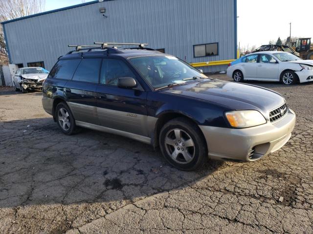 4S3BH675036608866 - 2003 SUBARU LEGACY OUTBACK AWP BLUE photo 4