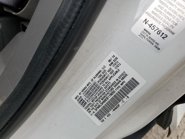 5FNRL5H68EB119055 - 2014 HONDA ODYSSEY EXL WHITE photo 13