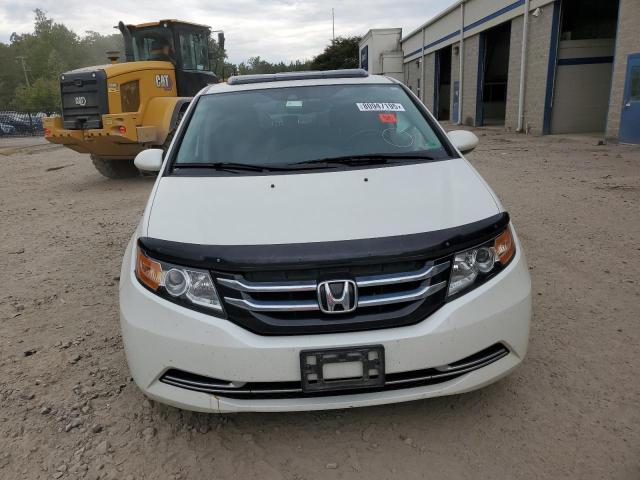 5FNRL5H68EB119055 - 2014 HONDA ODYSSEY EXL WHITE photo 5