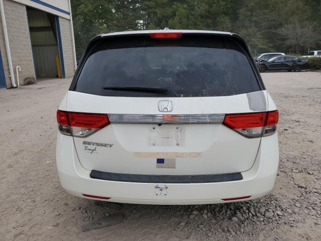 5FNRL5H68EB119055 - 2014 HONDA ODYSSEY EXL WHITE photo 6
