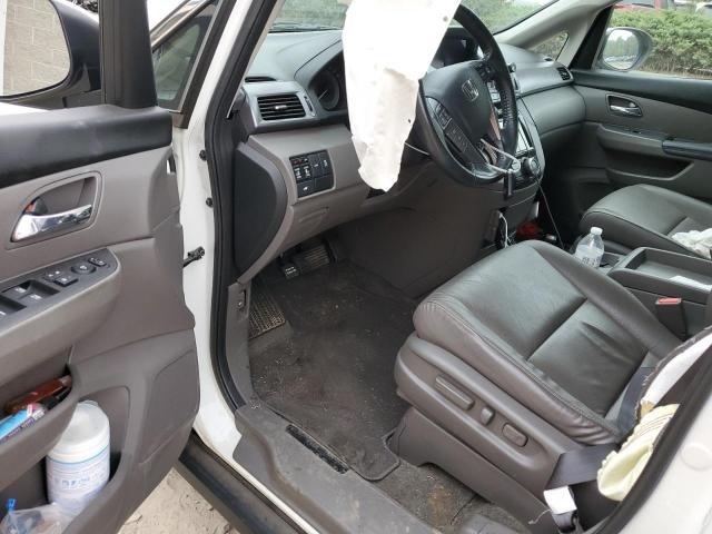 5FNRL5H68EB119055 - 2014 HONDA ODYSSEY EXL WHITE photo 8