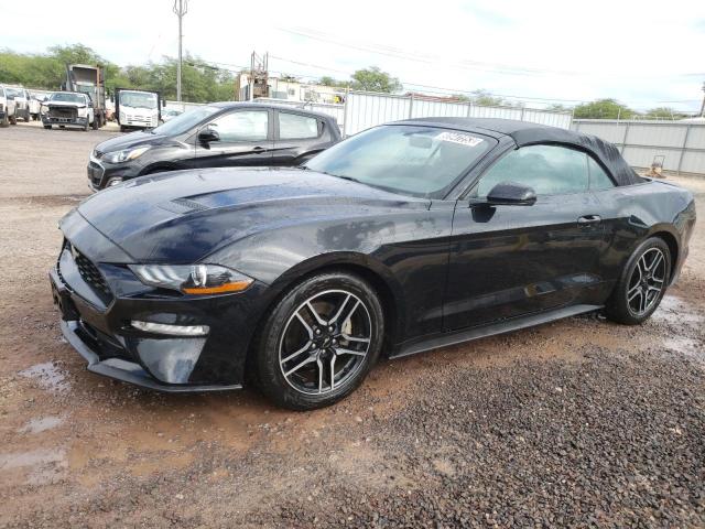 1FATP8UH5L5111891 - 2020 FORD MUSTANG BLACK photo 1