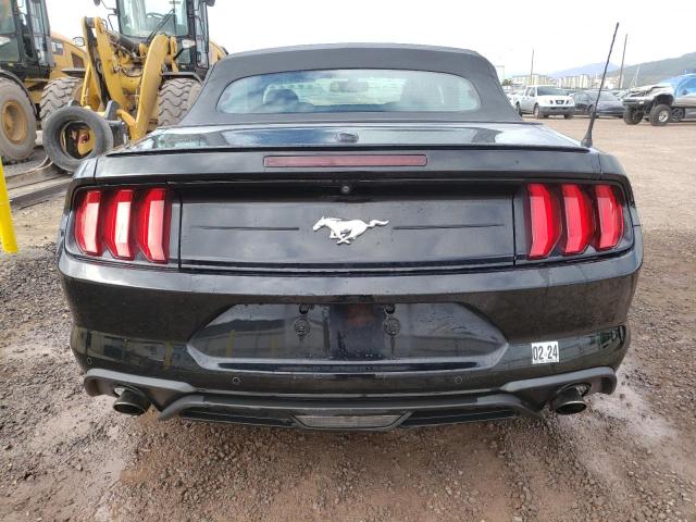 1FATP8UH5L5111891 - 2020 FORD MUSTANG BLACK photo 6