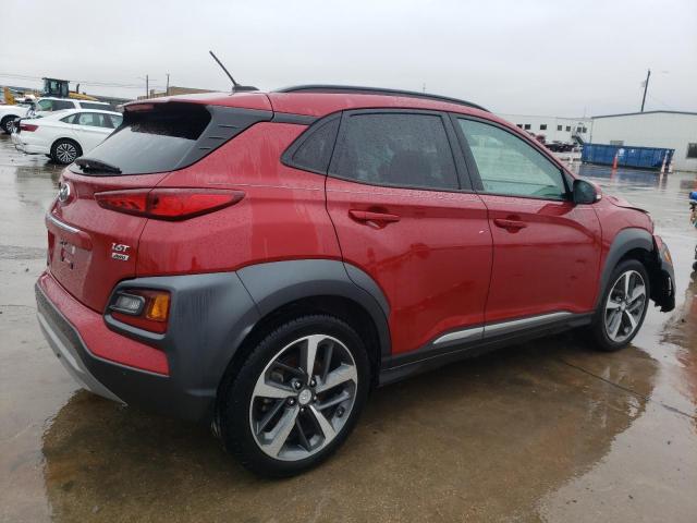 KM8K5CA56JU089035 - 2018 HYUNDAI KONA ULTIMATE RED photo 3